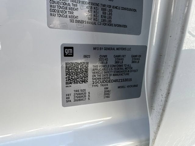 2024 Chevrolet Silverado 1500 LTZ